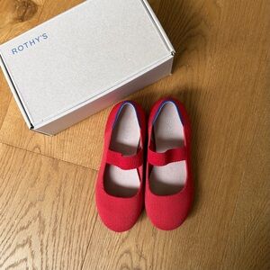 Rothy's Kids Scarlet Mary Jane Shoes